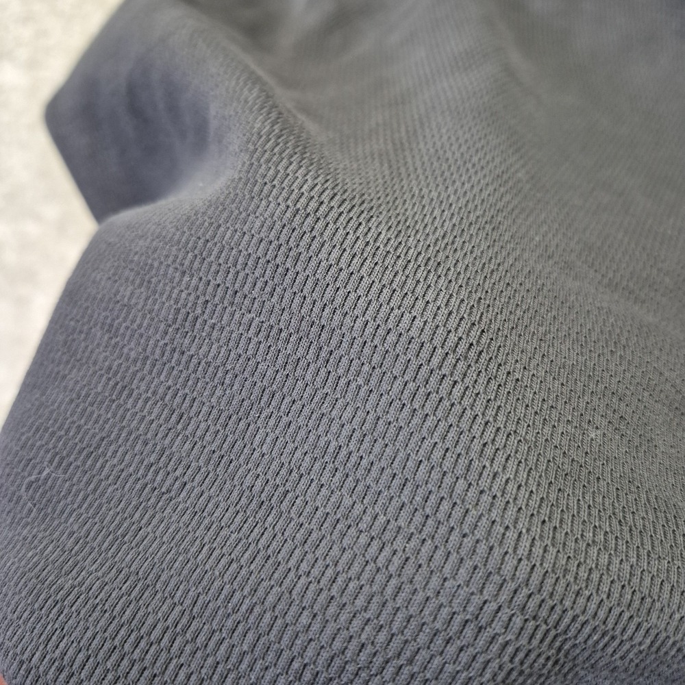 Carbon 2 Cobalt Henley Shirt Mens XL Black Cotton Heavy Preppy Minimal Outdoor - Picture 4 of 7